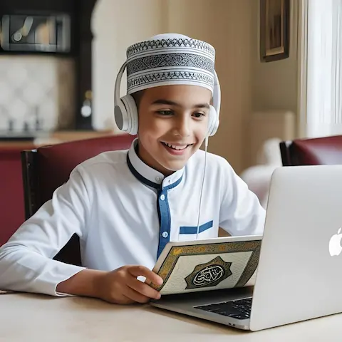 Quran reading with Tajweed